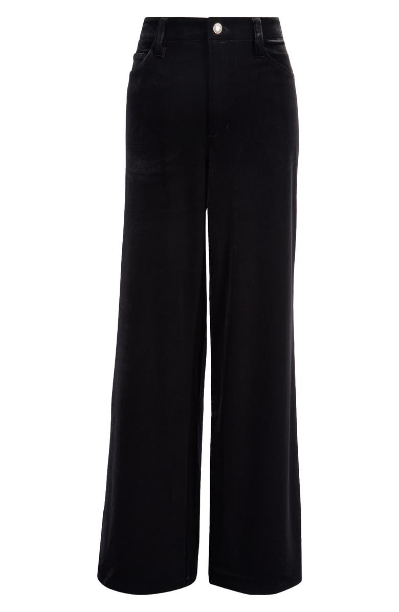 Favorite Daughter The Ollie Mid Waist Velvet Wide Leg Pants, Alternate, color,