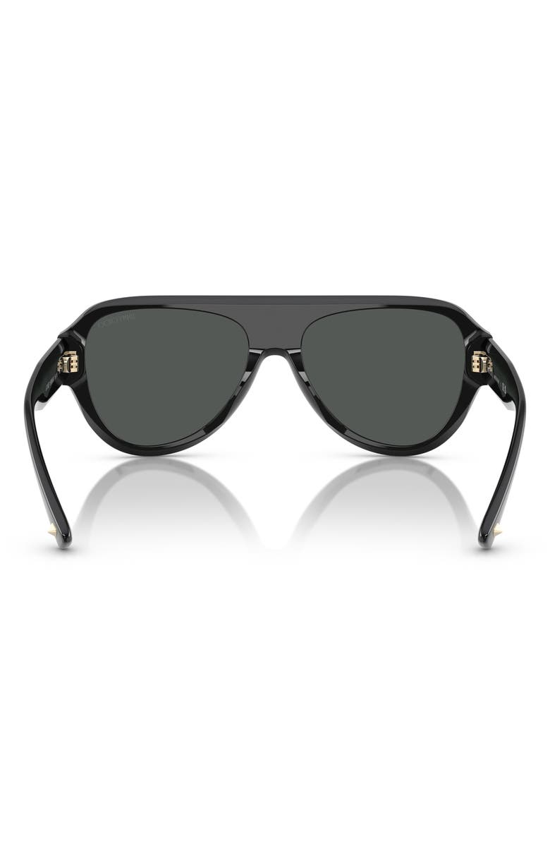 Jimmy Choo 55mm Pilot Sunglasses, Alternate, color,