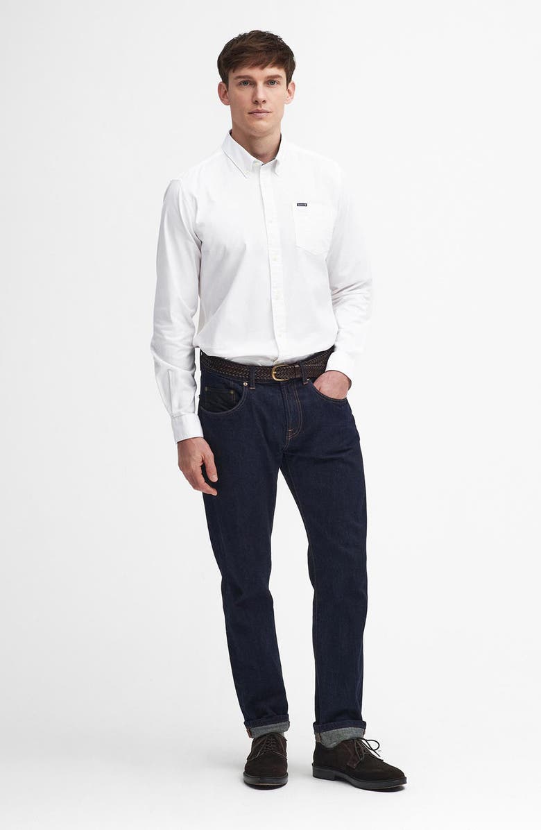 Barbour Marsden Tailored Fit Stretch Cotton Button-Down Shirt, Alternate, color, 