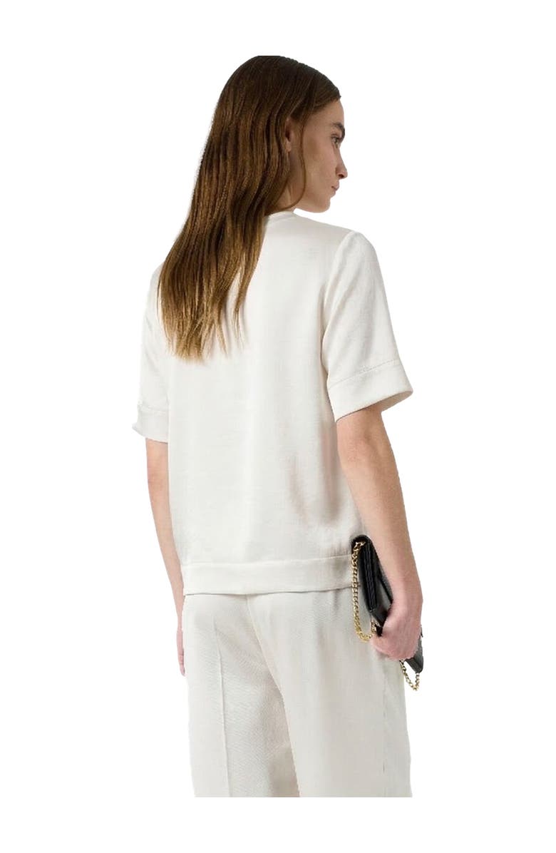 GERARD DAREL Cileia Short Sleeve Blouse, Alternate, color, Ecru