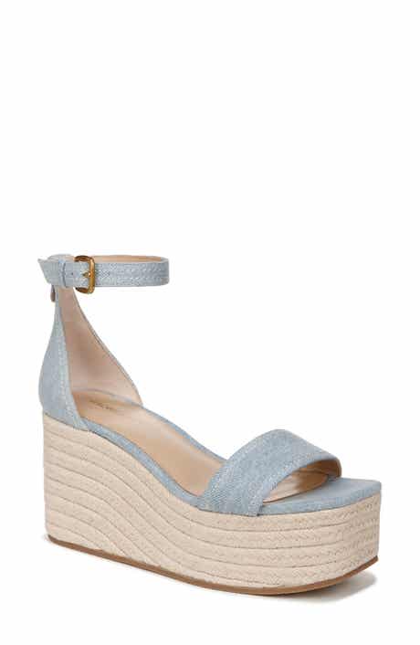 Veronica Beard Gianna Platform Wedge Sandal