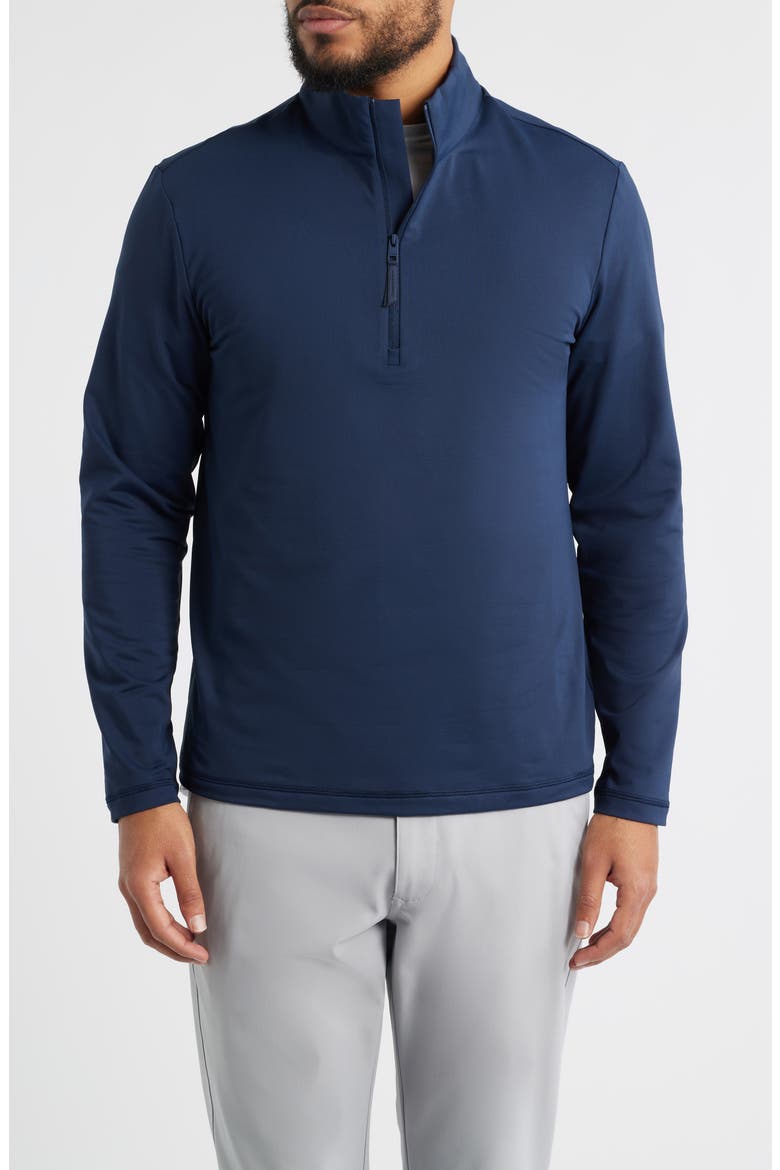 Quarter Zip Performance Golf Pullover, Main, color, TWILIGHT