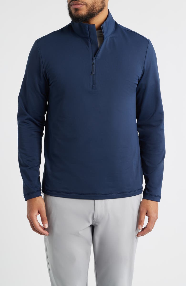 G/FORE Quarter Zip Performance Pullover, Main, color, Twilight