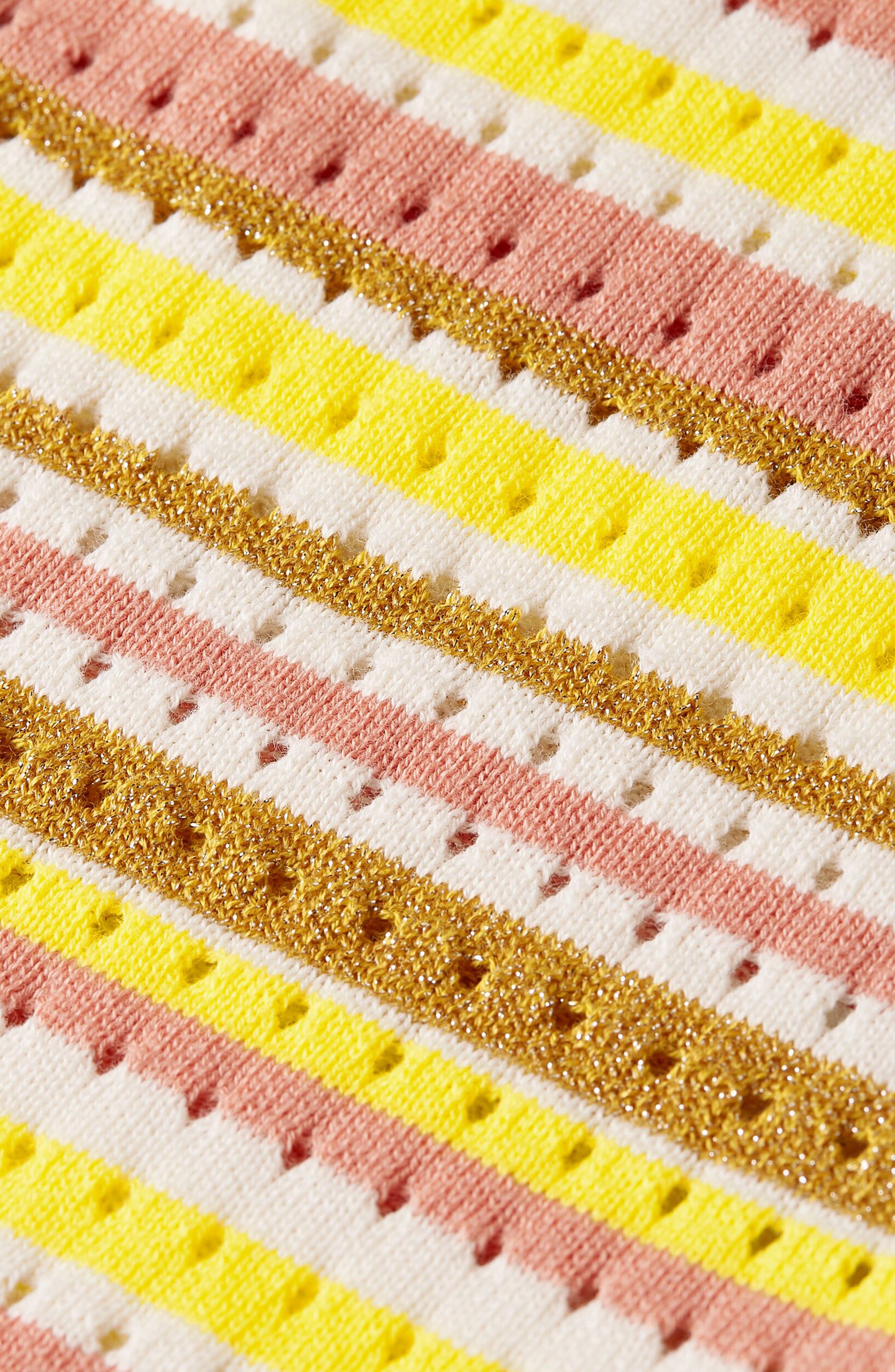 Scotch & Soda Kids' Stripe Open Stitch Polo Shirt | Nordstrom