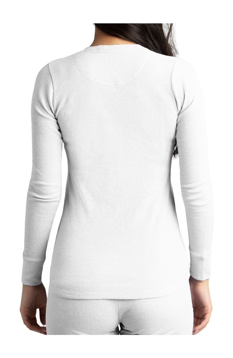 Watson's Women's Waffle Long Sleeve Thermal Crew, Alternate, color, Glacier