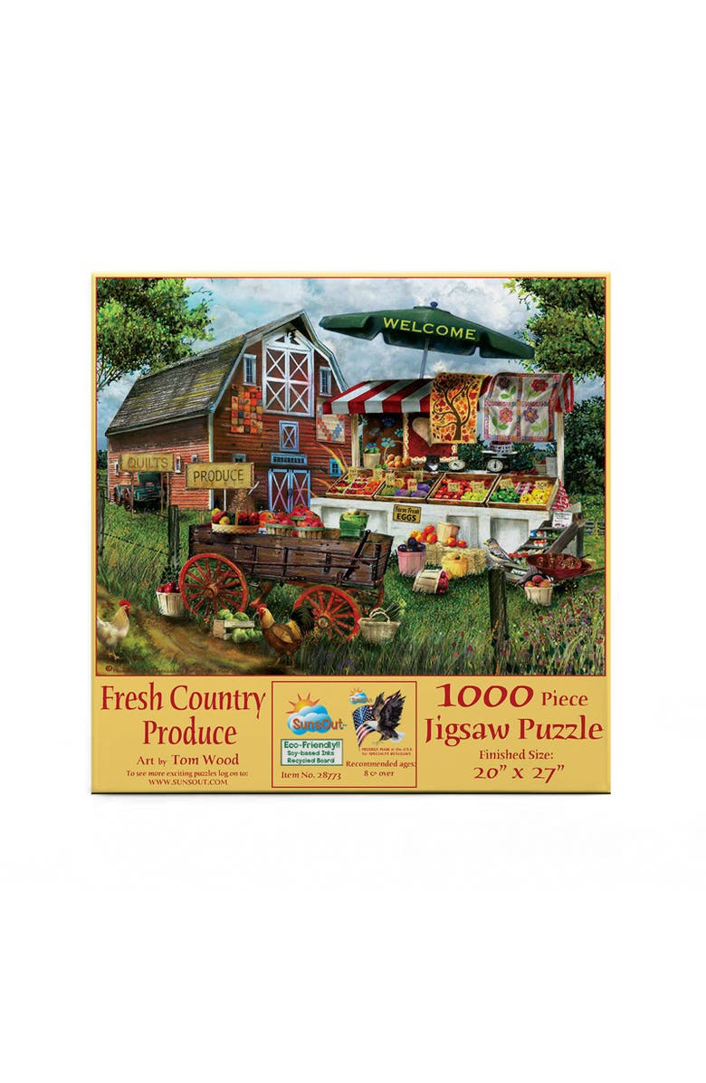 Sunsout Fresh Country Produce 1000 piece Jigsaw Puzzle for Adults, Alternate, color, Multicolor