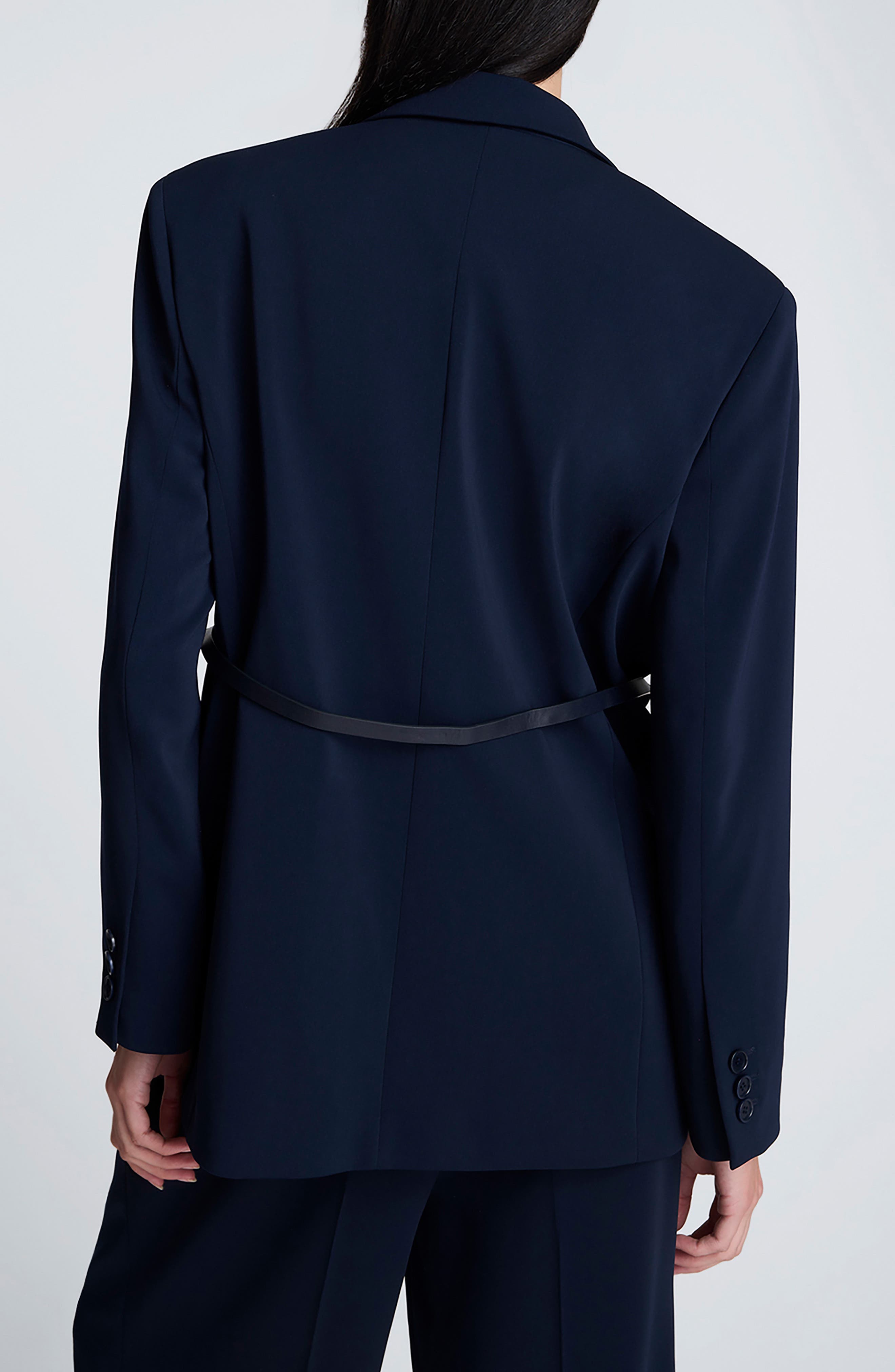 Luxe Twill Belted Blazer - image 2