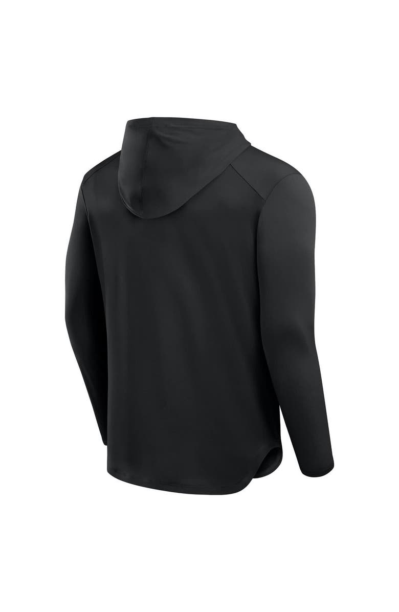 FANATICS Men's Fanatics Black Philadelphia Eagles Front Office Power Mono Long Sleeve Hoodie T-Shirt, Alternate, color, Black