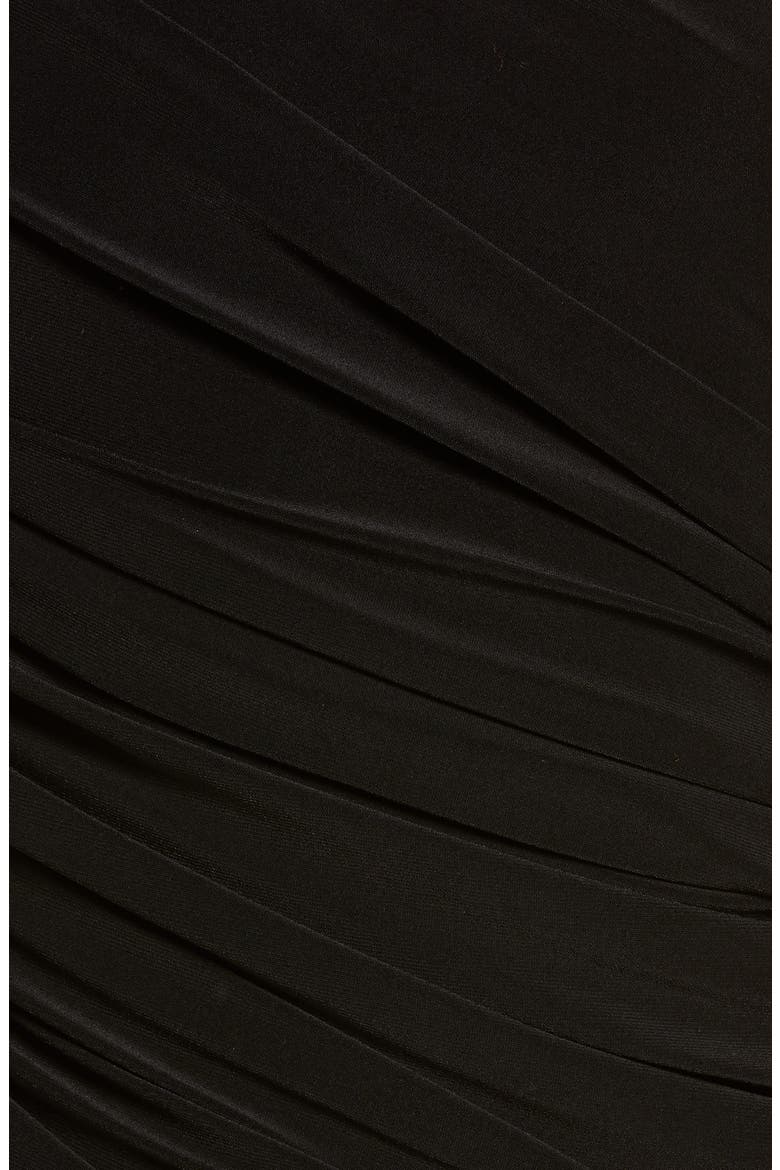Diana One-Shoulder One-Piece Swimsuit, Alternate, color, BLACK