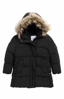Kids' Expedition Parka with Faux Fur Trim