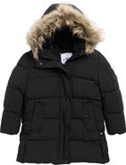 Sam Edelman Kids' Expedition Parka with Faux Fur Trim