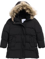 Sam Edelman Kids' Expedition Parka with Faux Fur Trim