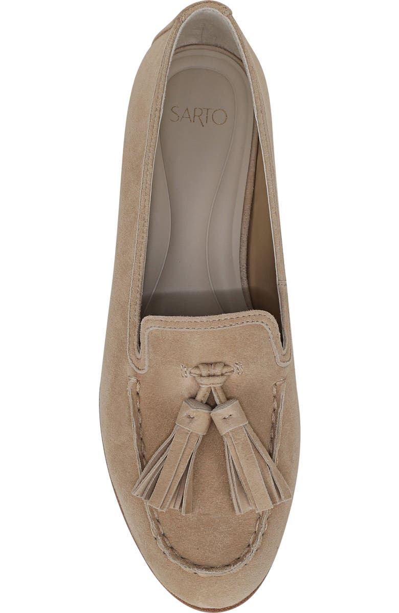SARTO by Franco Sarto Minerva Tassel Loafer, Alternate, color, Desert