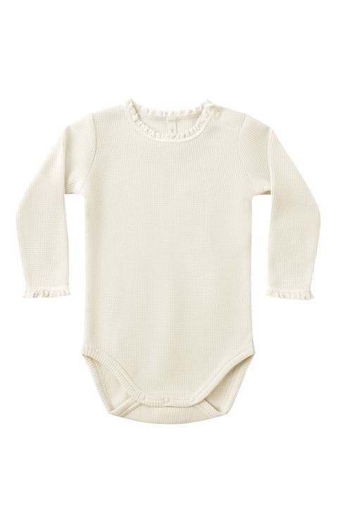Waffle Knit Organic Cotton Bodysuit (Baby)