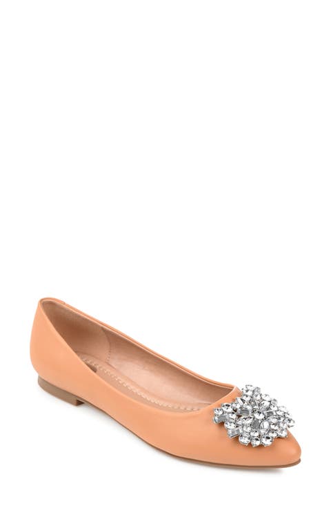 JOURNEE Renzo Embellished Flat (Women)