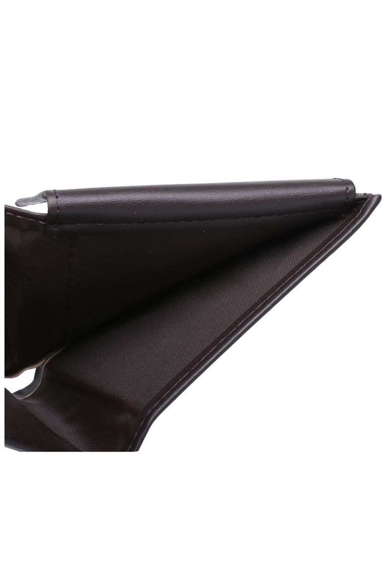 Smooth RFID Bifold, Alternate, color, BROWN