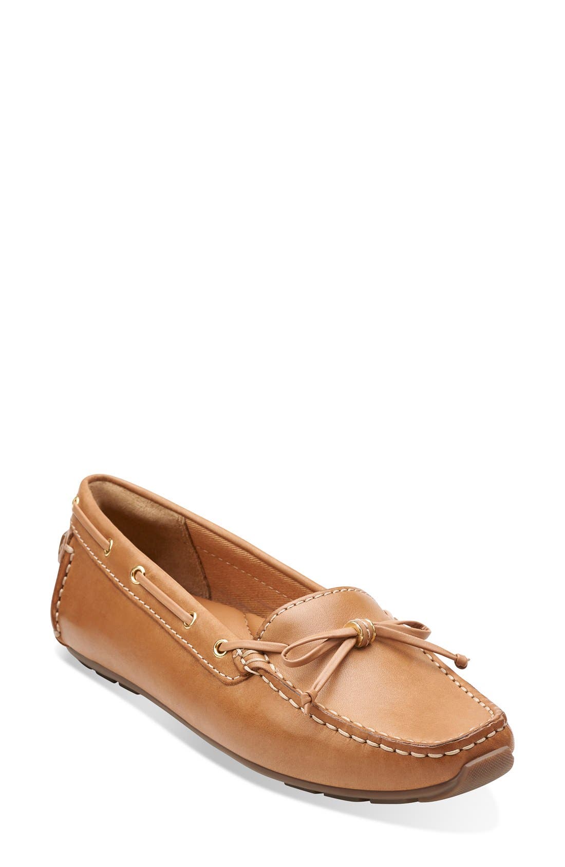 'Dunbar Groove' Loafer, Main, color, TAN LEATHER