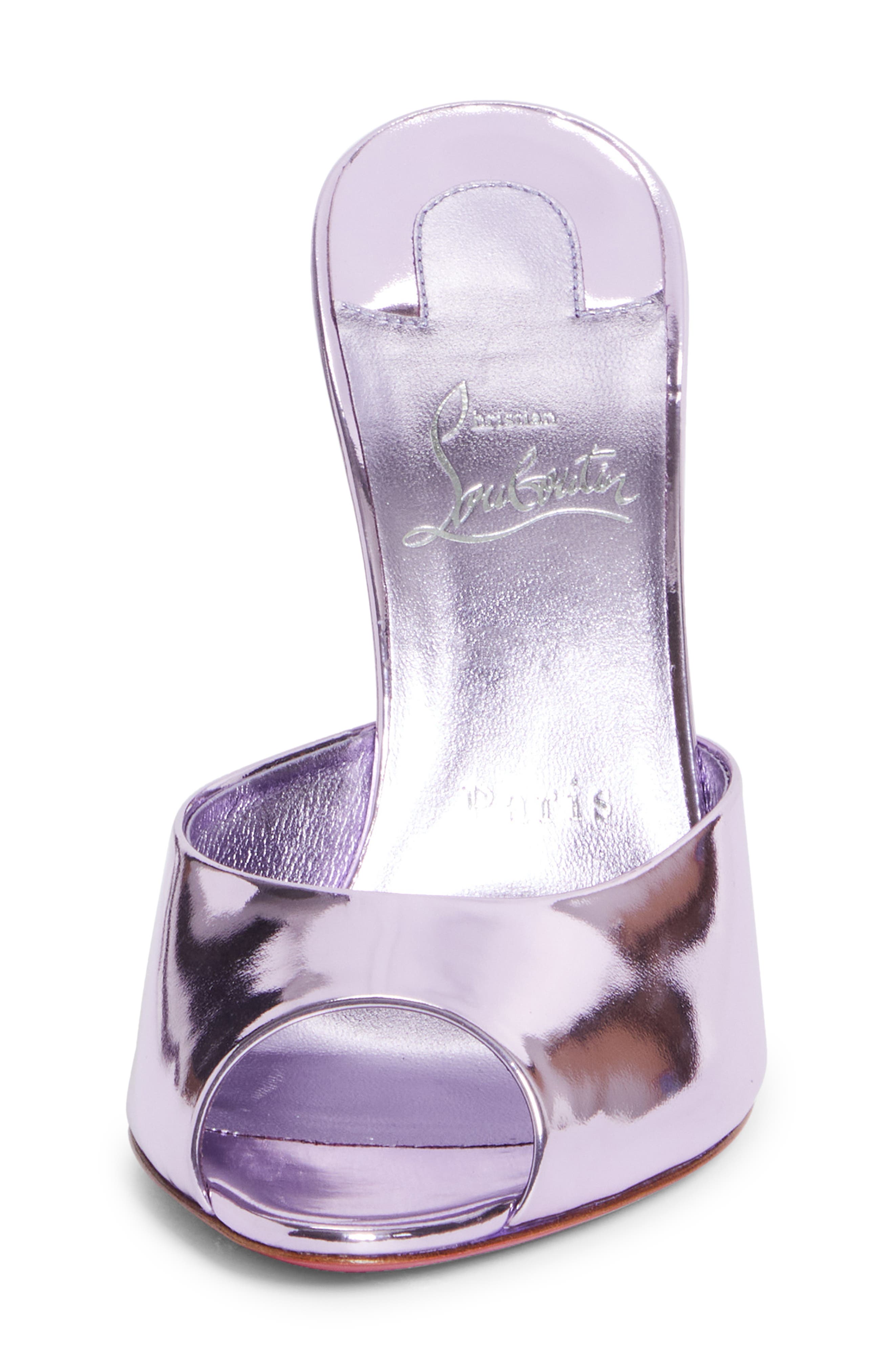 Christian Louboutin Me Dolly Peep Toe Slide Sandal, Alternate, color, 