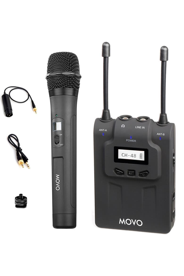 WMIC80 UHF Wireless Handheld Microphone System, Main, color, Black