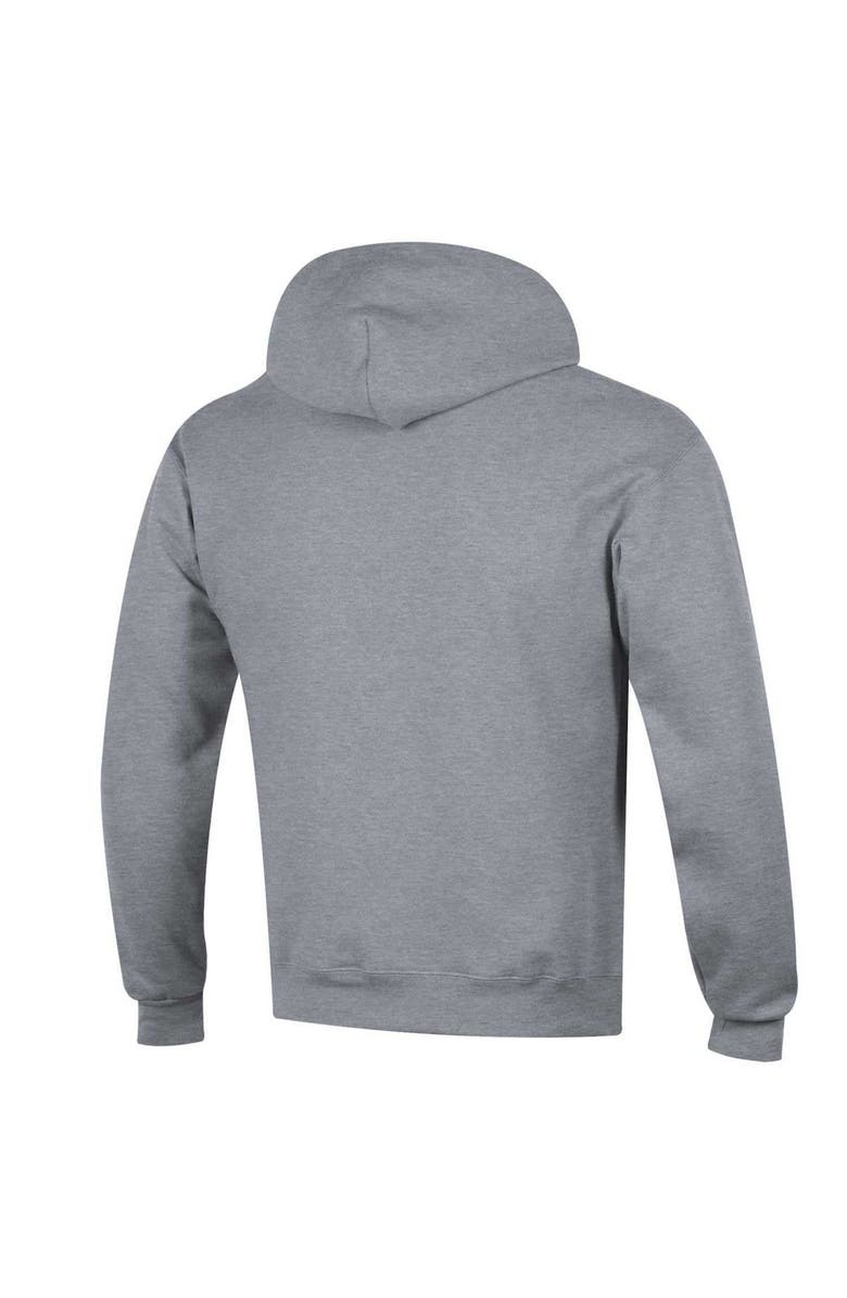 Champion Men's Champion Heather Gray Mississippi State Bulldogs High Motor Pullover Hoodie, Alternate, color,