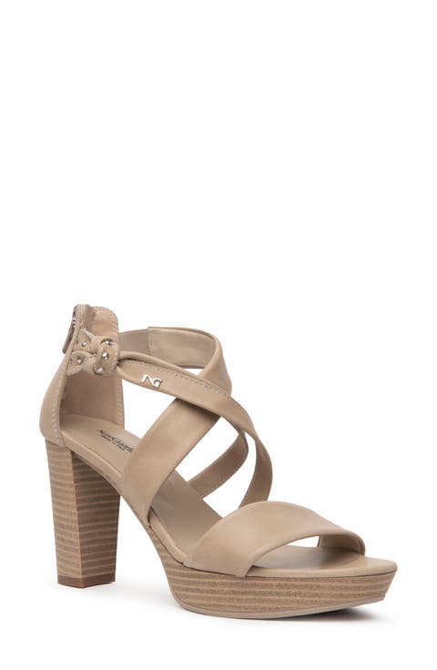 Platform Block Heel Sandal (Women)
