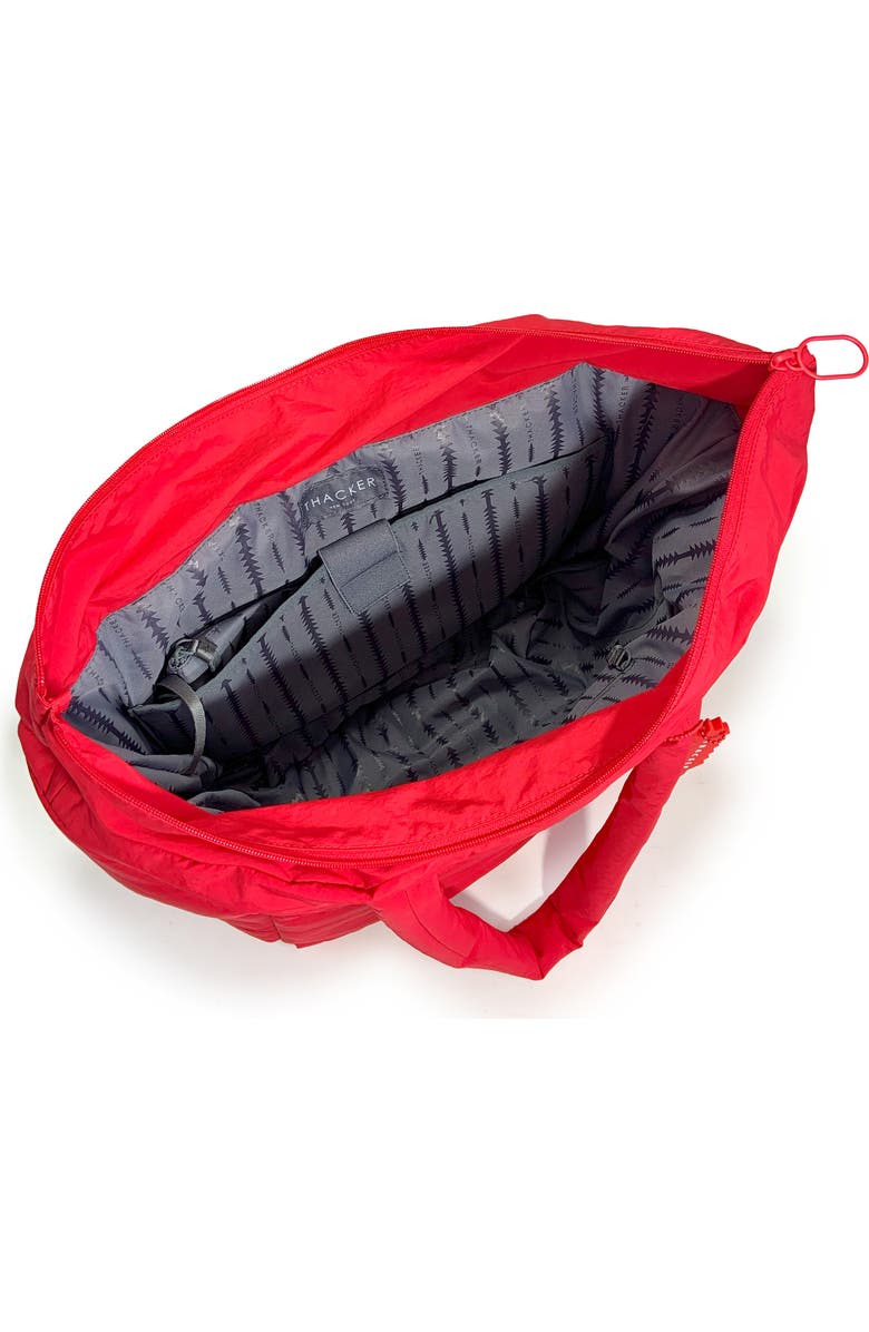 Thacker Quinn Quilted Nylon Tote Bag, Alternate, color, Apple