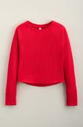 Zella Girl Zen Long Sleeve Waffle Knit T-Shirt