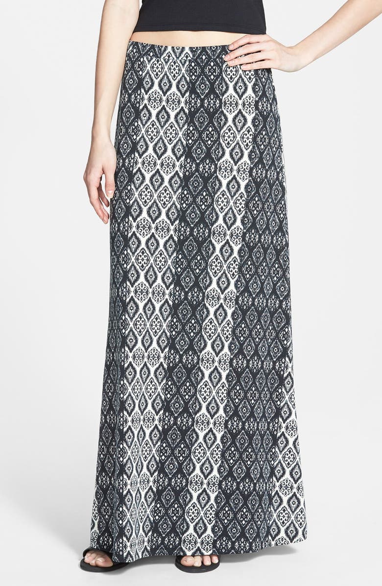 Lily White Maxi Skirt, Main, color, 