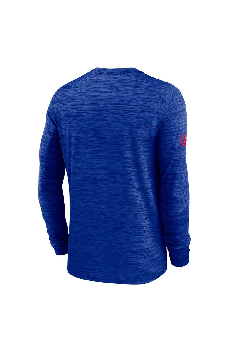 Nike Men's Nike Royal Buffalo Bills Sideline Velocity Performance Long Sleeve T-Shirt, Alternate, color, Royal