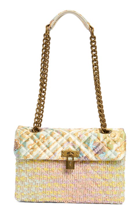 Brixton Mixed Media Shoulder Bag