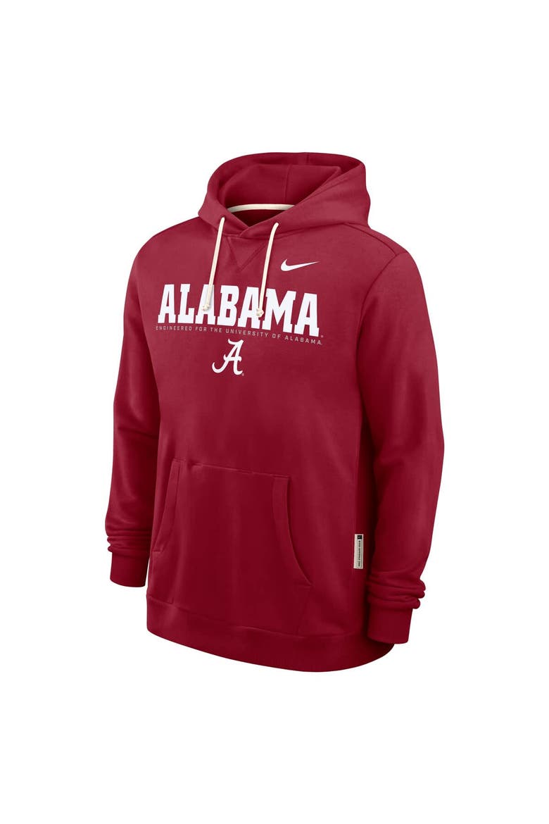 Men's Nike Crimson Alabama Crimson Tide 2025 Sideline Standard Issue Dri-FIT Hoodie, Alternate, color, Crimson