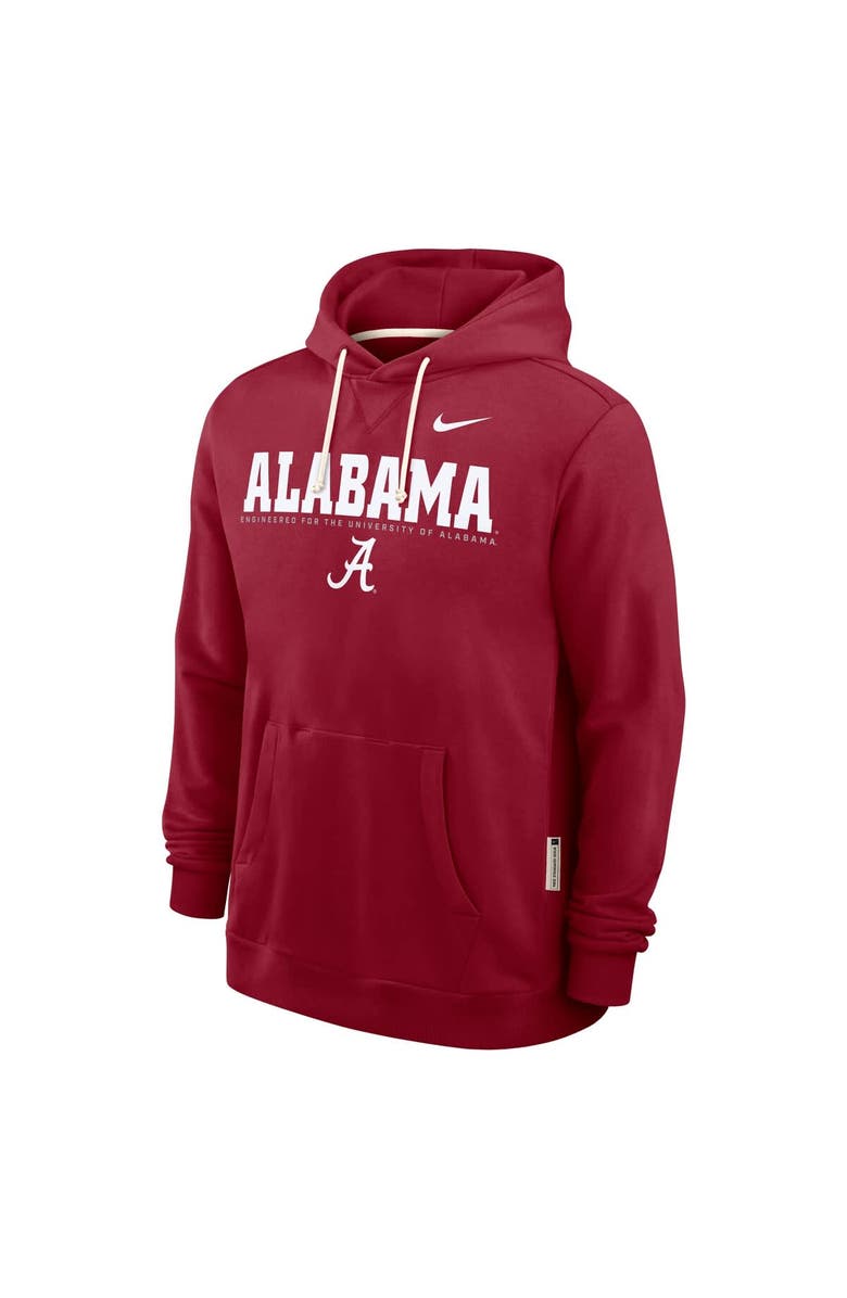 Nike Men's Nike Crimson Alabama Crimson Tide 2025 Sideline Standard Issue Dri-FIT Hoodie, Alternate, color, Crimson