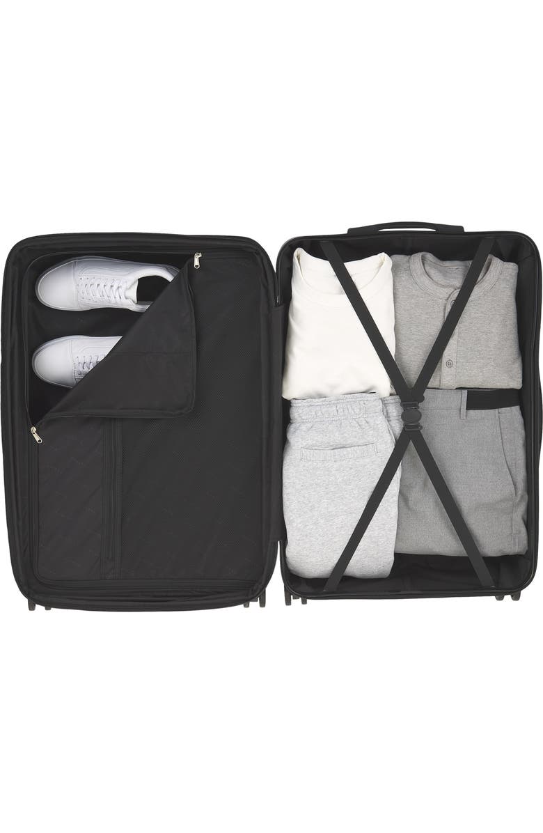 bugatti Lisbon Hardside Carry-on Luggage with Double Wheels, Alternate, color,