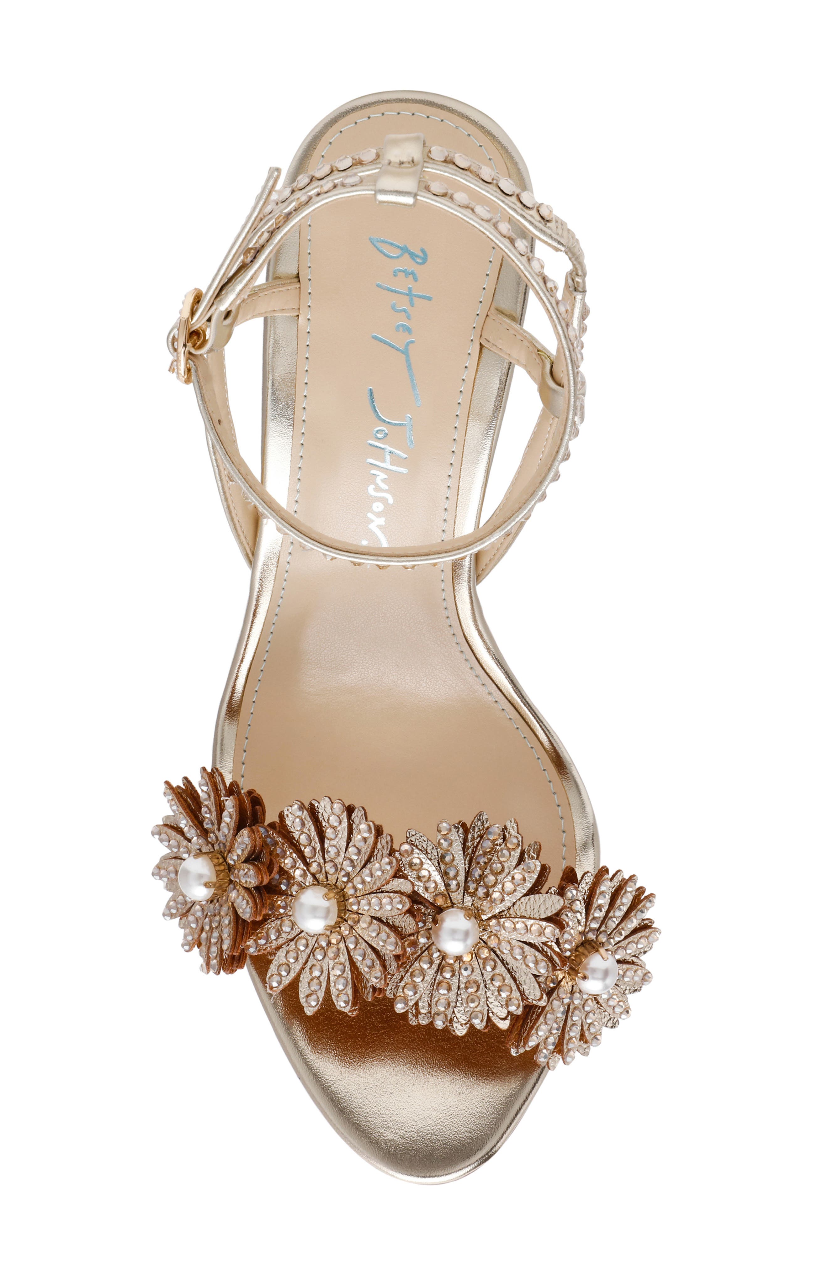 Mylee Ankle Strap Sandal, Alternate, color, GOLD