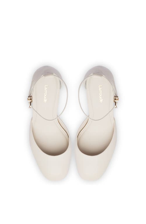 Larroude Larroudé Ari Pump In Ivory Leather