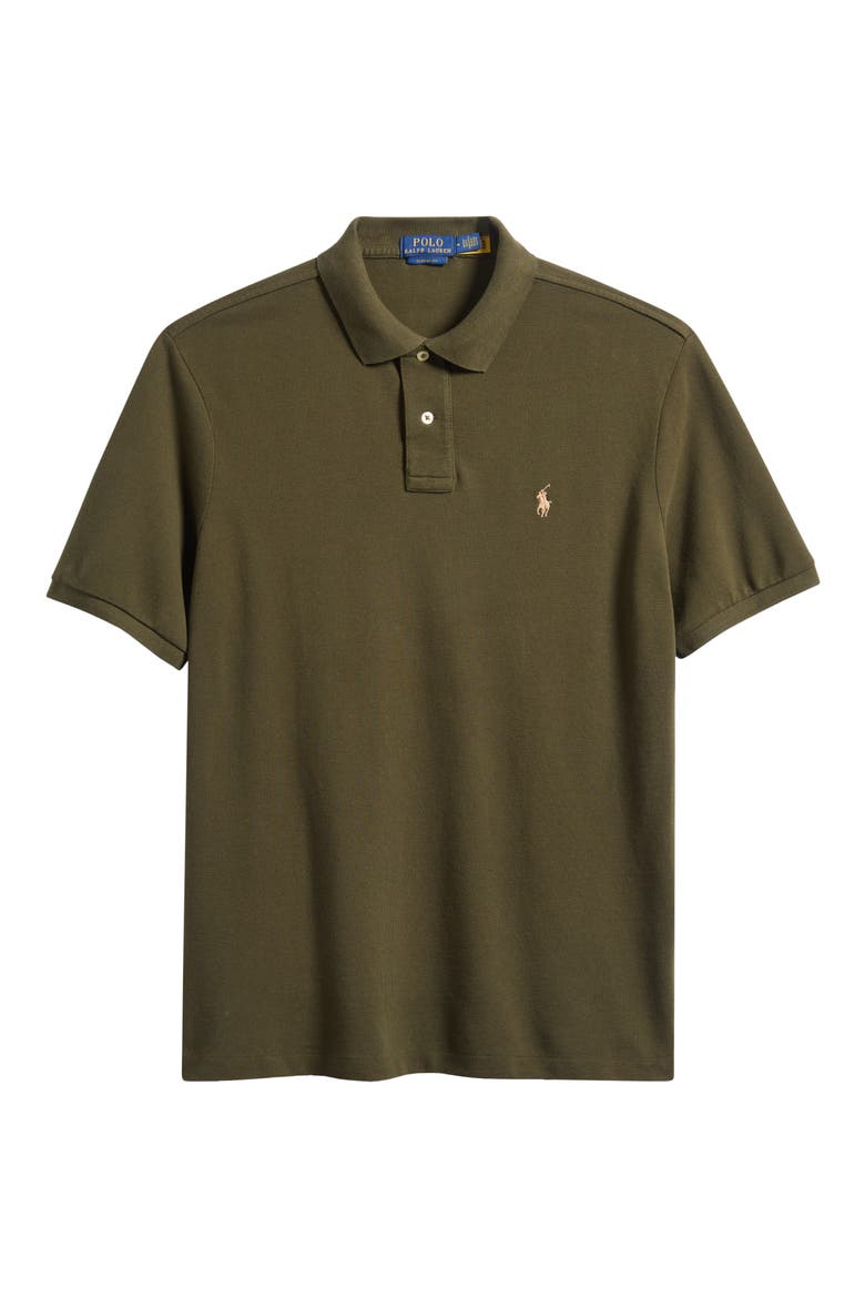 Basic Mesh Polo, Main, color, OLIVE