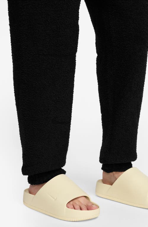 Nike Women's Sportswear Phoenix Cozy Bouclã© High-waisted Oversized Knit Pants In Black