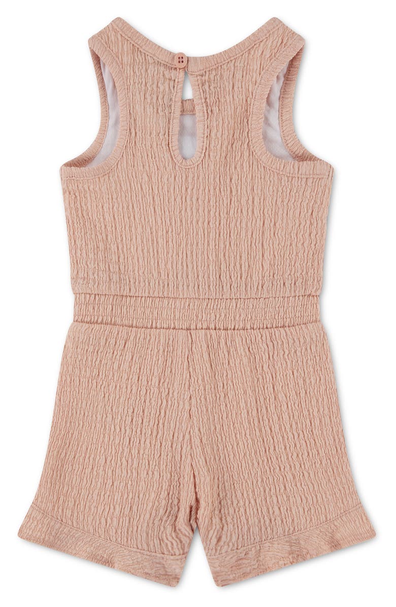 Nike Logo Detail Textured Romper, Alternate, color, Arctic Orange