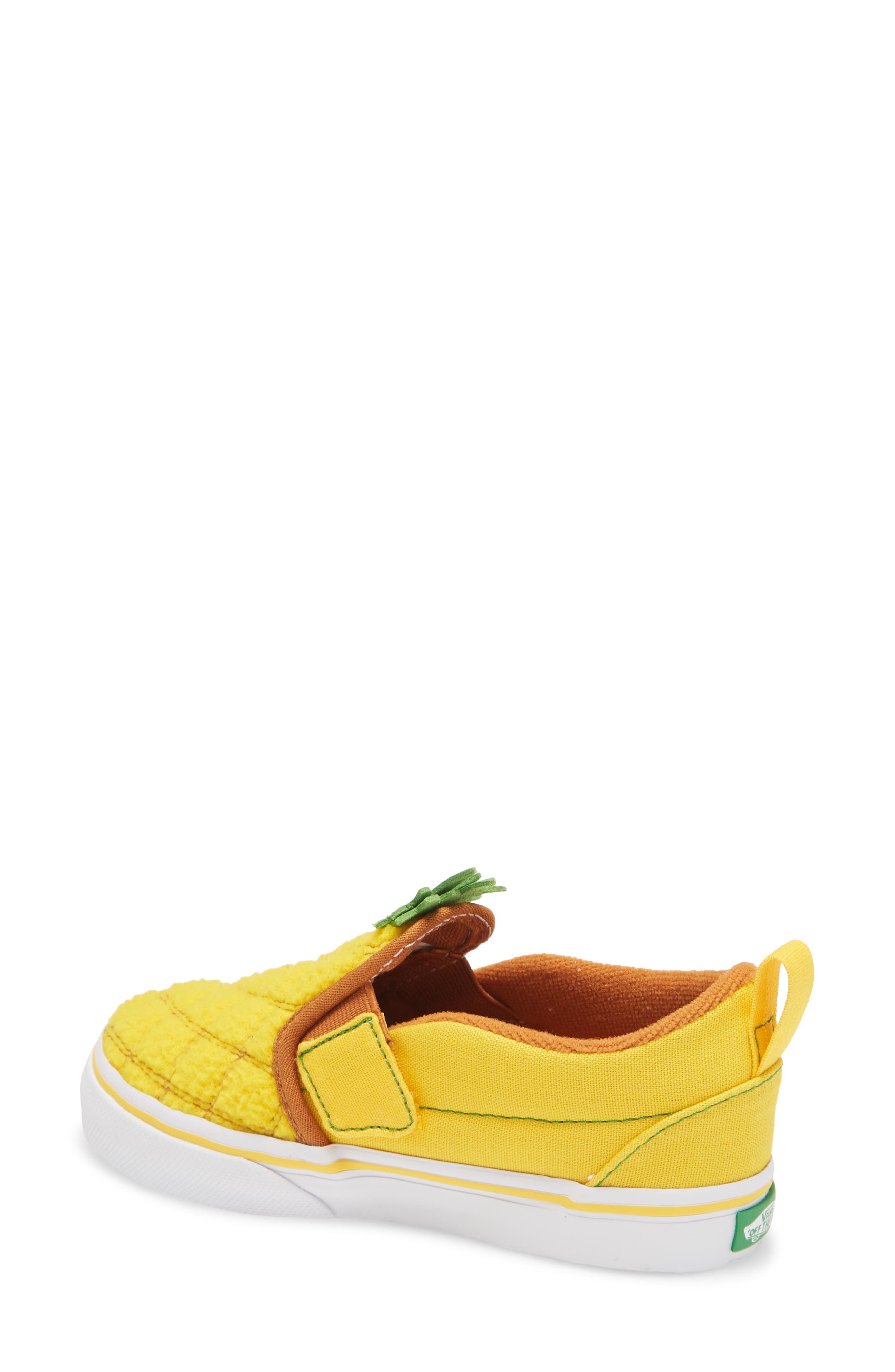 Vans Pineapple Slip-On V Sneaker, Alternate, color, Pineapple/ Lemon Chrome