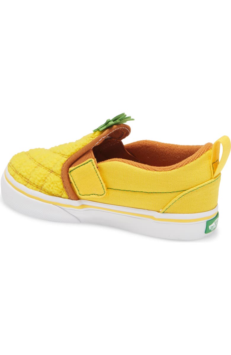 Vans Pineapple Slip-On V Sneaker, Alternate, color, Pineapple/ Lemon Chrome