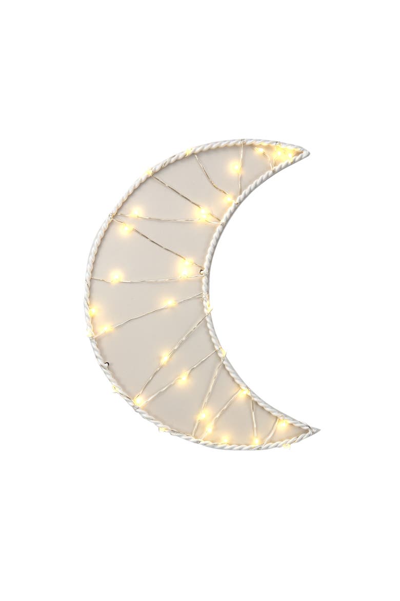 Signature Moon LED Light Up Wall Decor/Wall Hanging, Alternate, color, Cream