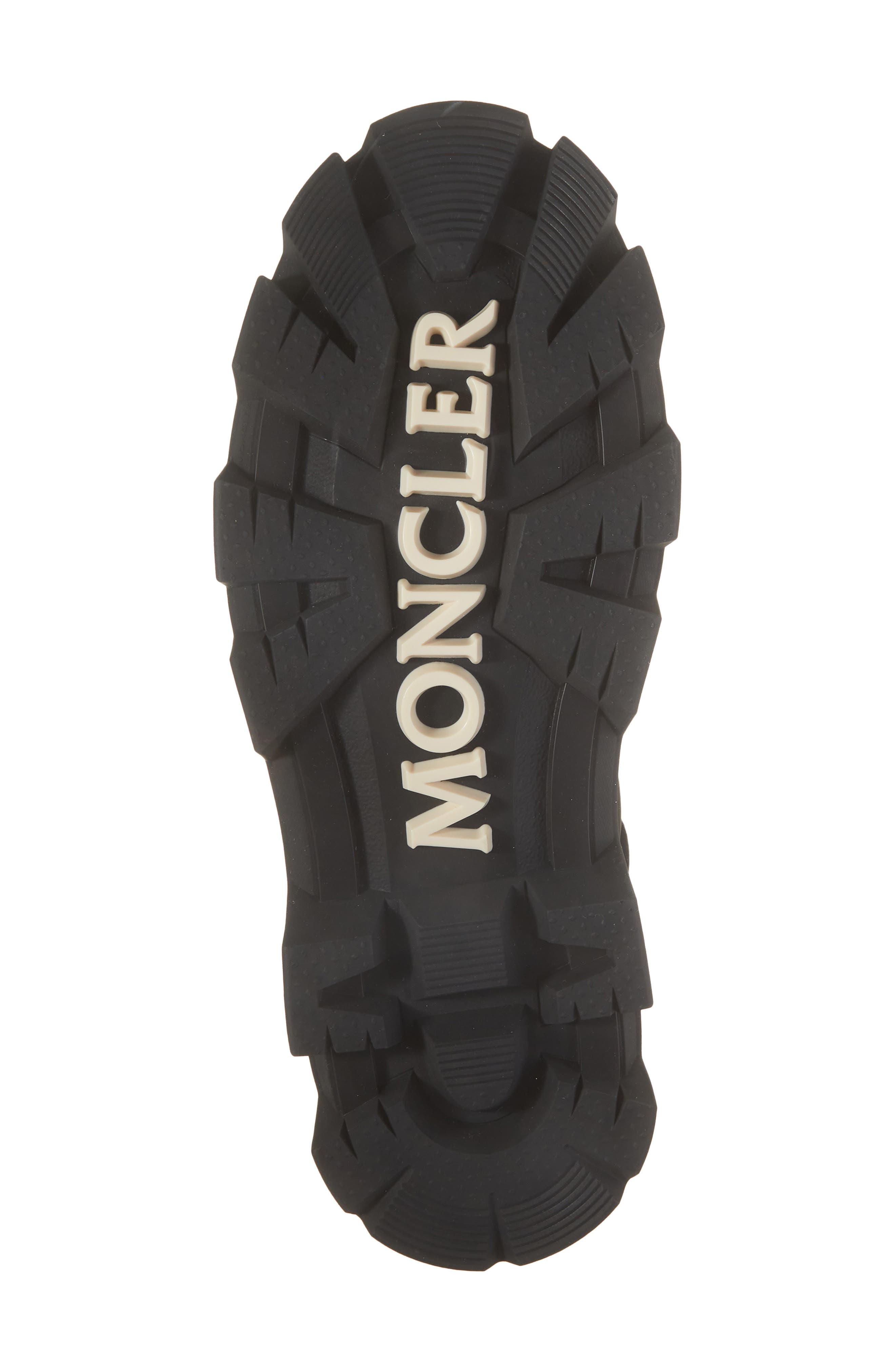 Moncler Peak City Nubuck & Suede Ankle Boot, Alternate, color, Black