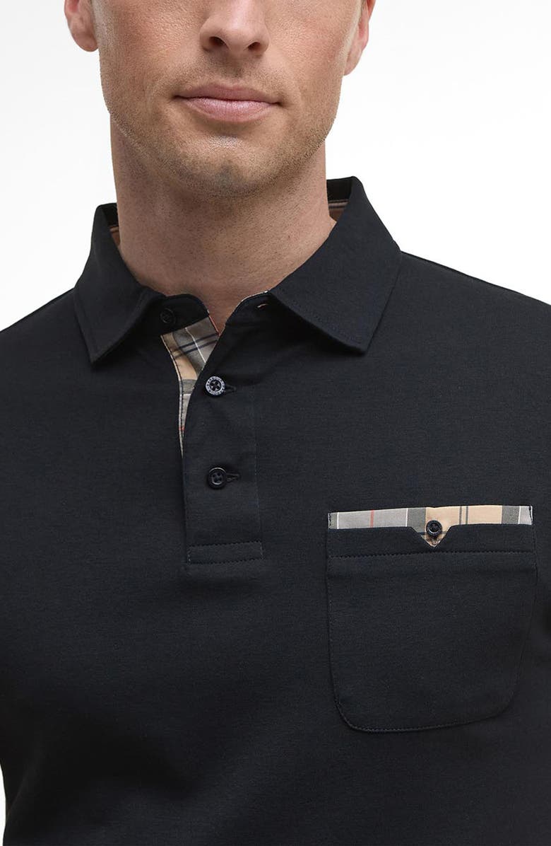 Barbour Corpatch Polo, Alternate, color, Black
