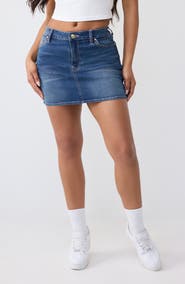 True Religion Denim Miniskirt
