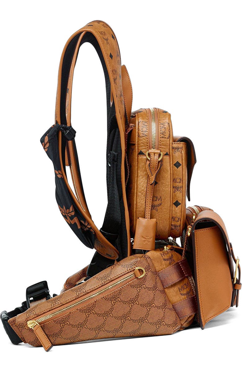 MCM Aren Multi-Backpack in Visetos, Alternate, color,