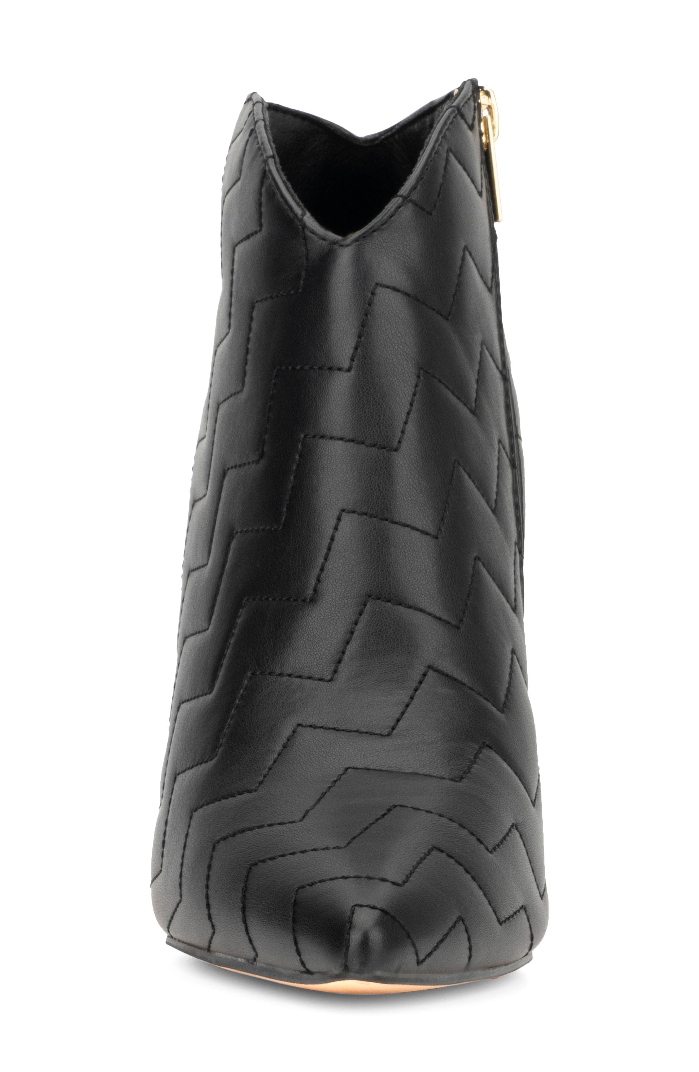 NEW YORK AND COMPANY Yesenia Quilted Bootie, Alternate, color, Black