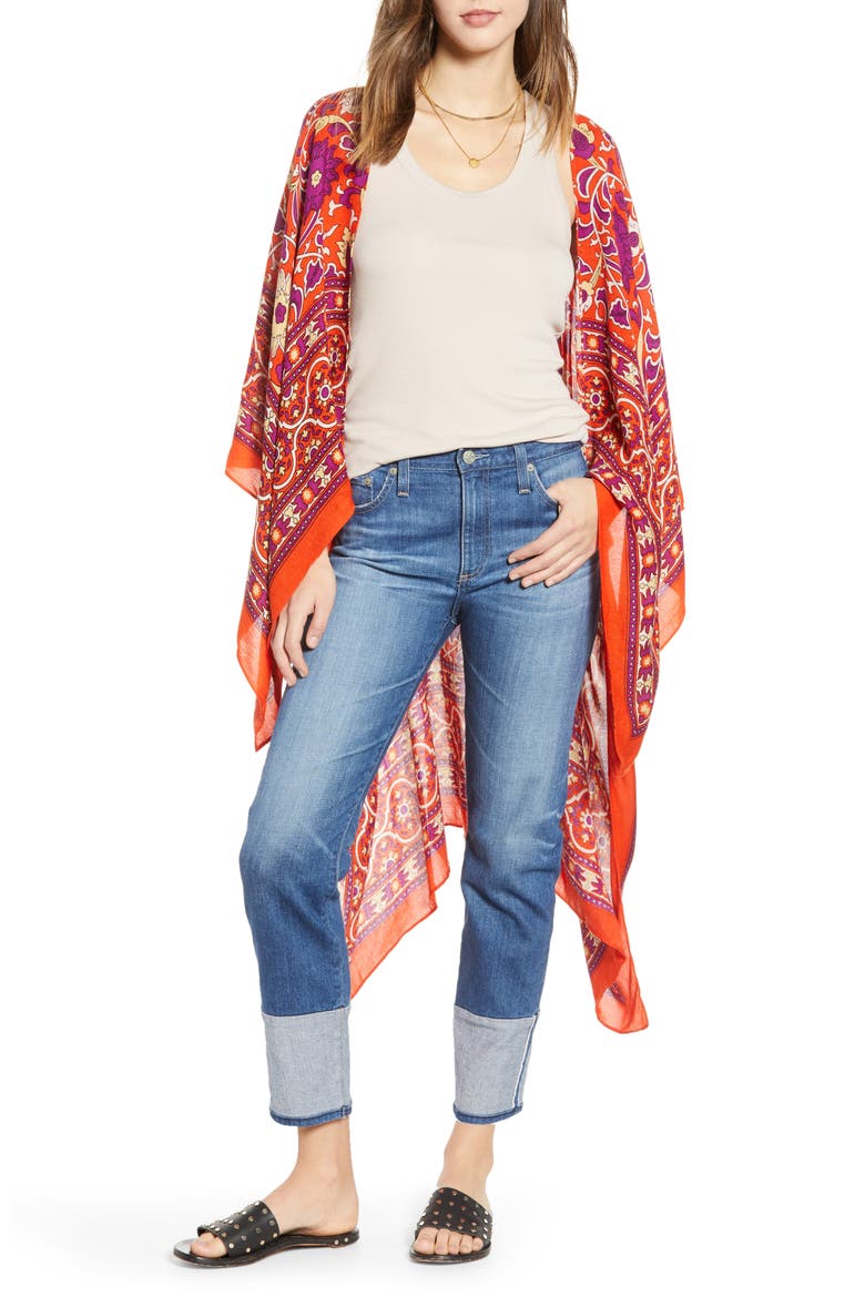 Magic Dance Duster, Main, color, MANDARIN COMBO