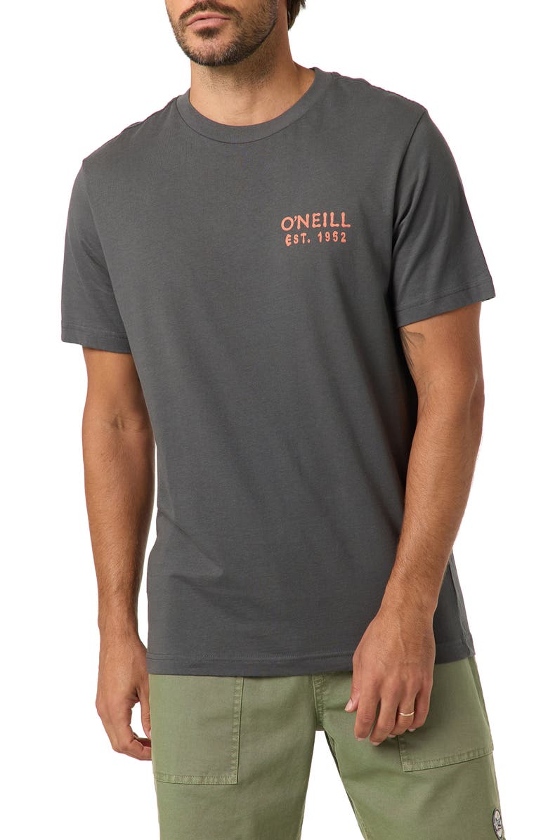 O'Neill Relax Classic Cotton Graphic T-Shirt, Main, color, Dark Shadow