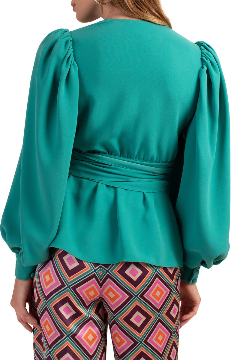 Trina Turk Aquatic Wrap Top, Alternate, color,