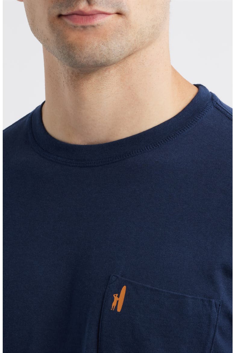 Kahuna Crewneck T-Shirt, Alternate, color, NAVY